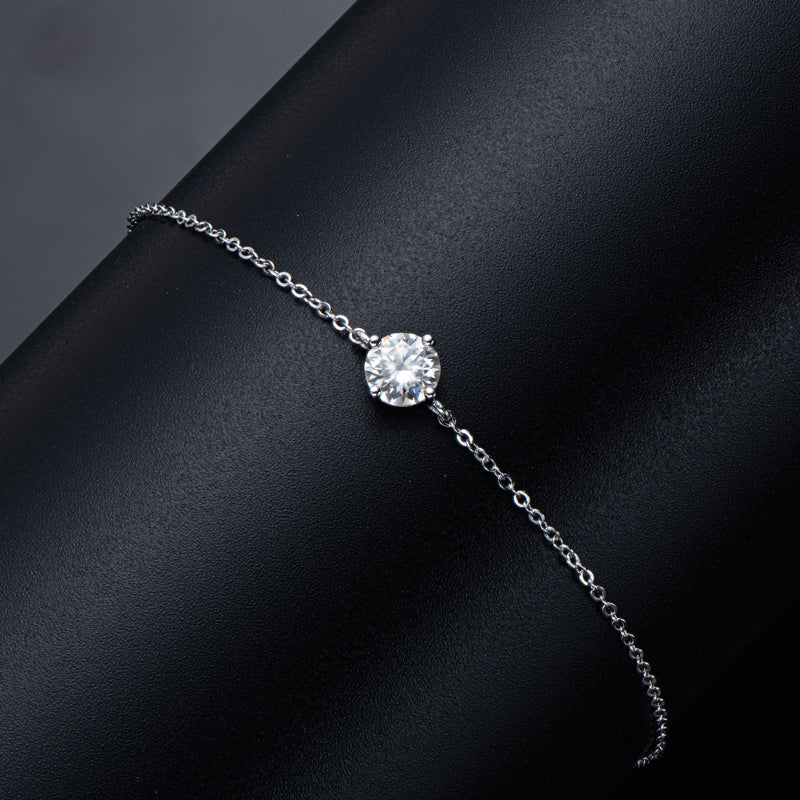 Ninon Solitaire Slider Bracelet view 2