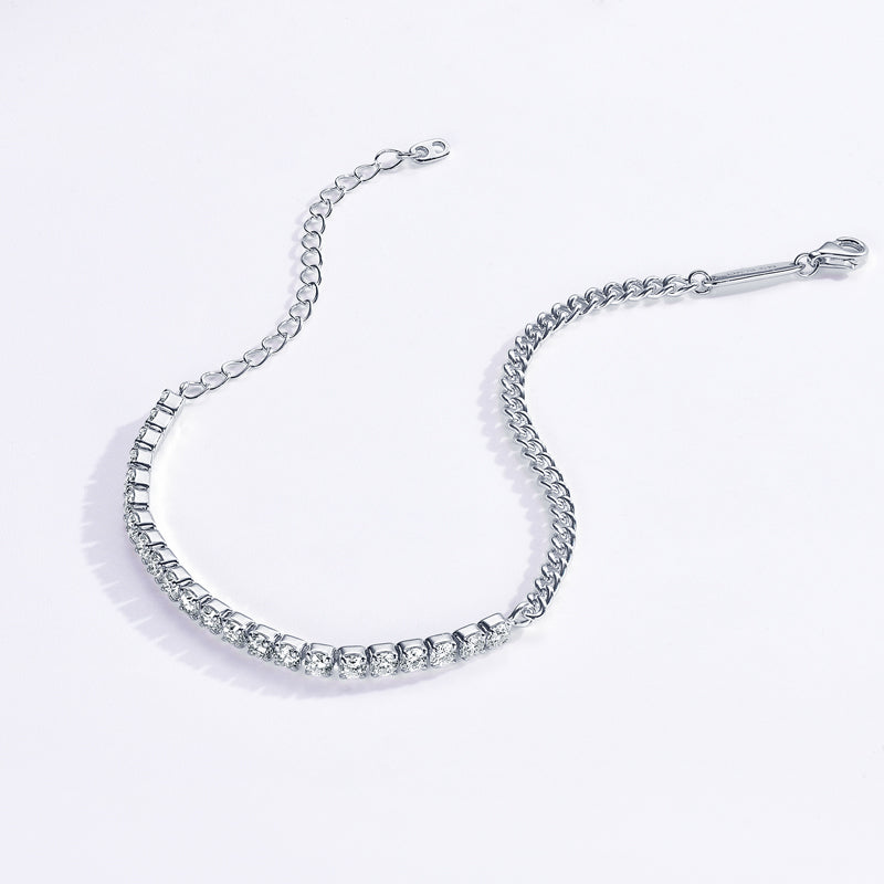 Odile Half Tennis Bracelet view 4