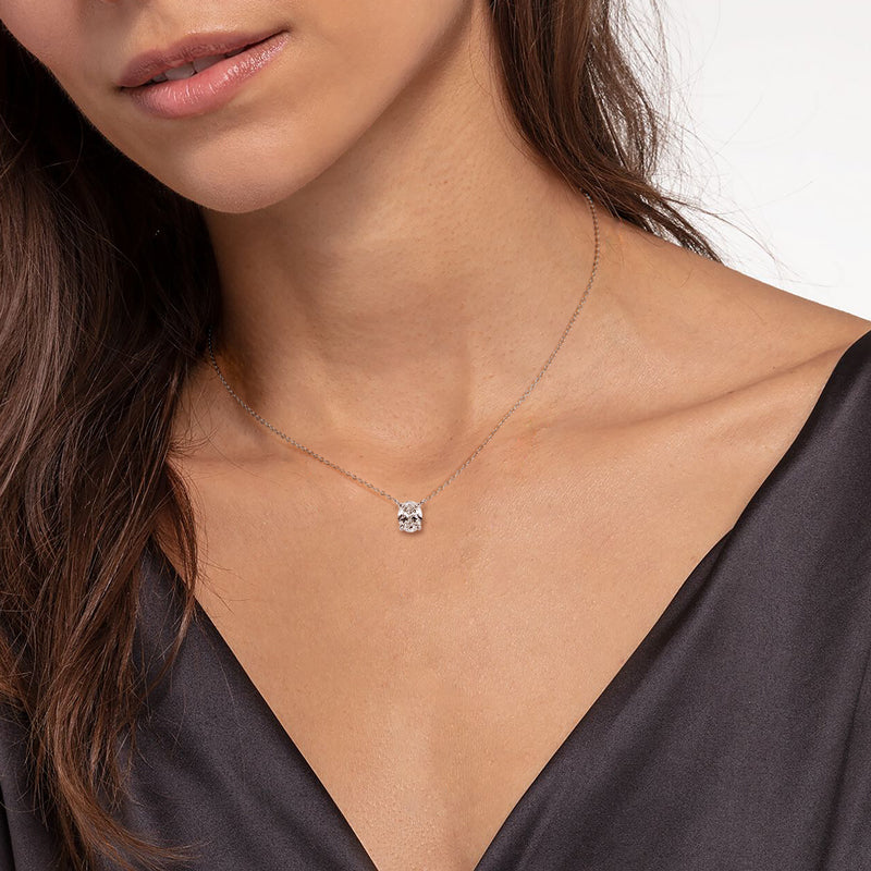 Solange Crushed Ice Oval Necklace view 8