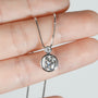 Lucie Bezel Drop Pendant view 2