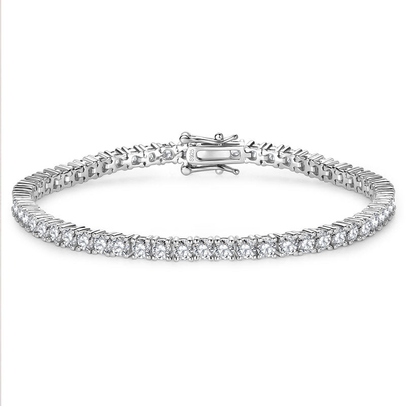 Luisa Tennis Bracelet in sterling silver