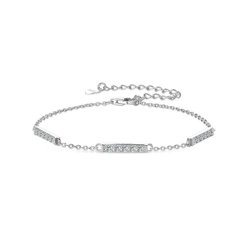 Mirabelle Three Bar Bracelet in sterling silver