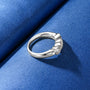 Romane Three Stone Bezel Ring view 5