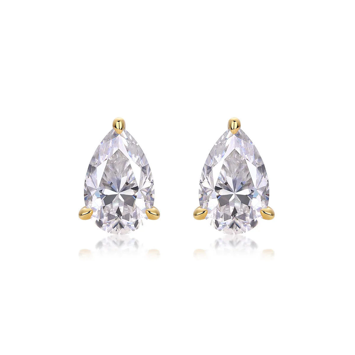 Anaïs Pear Studs 1ct