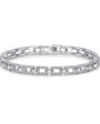 Aurore Link Bracelet, moissanite link bracelet by Prism & Pearl, view 1