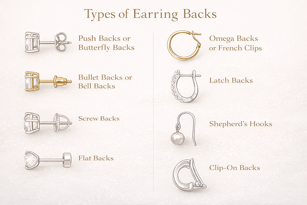 Earring Back or Scroll or Nut