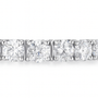 Luìsa Classique Tennis Bracelet Moissanite Close_up_on_stones_Prism_and_Pearl
