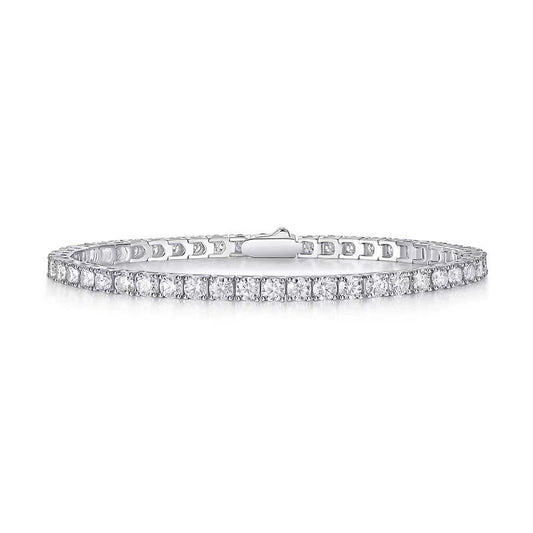 Luìsa Classique Tennis Bracelet Moissanite Prism and Pear