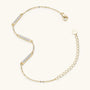 Mirabelle Three Bar Bracelet in yellow gold over sterling silver by Prism & Pearl, view 1