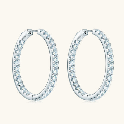 Rose 5.6CT Hoops