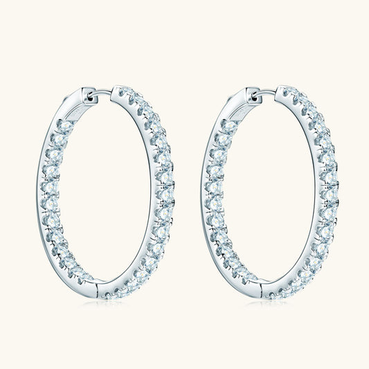 Rose 5.6CT Hoops