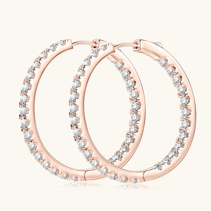 Rose 5.6CT Hoops