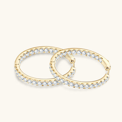 Rose 5.6CT Hoops