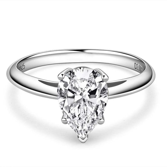Aveline 1CT Pear 5 Prong Solitaire