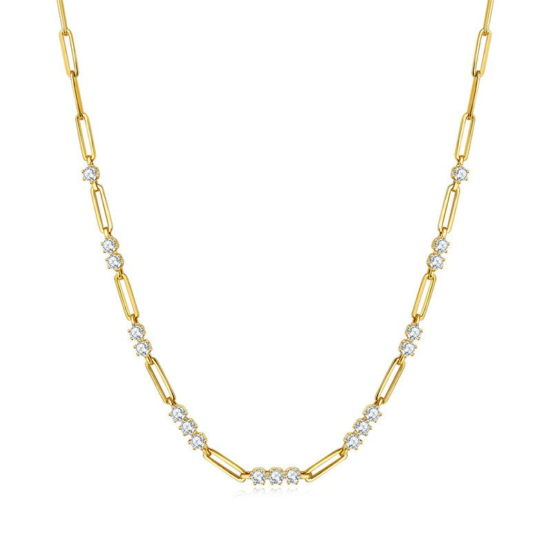Alicia Paperclip Necklace