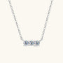 Chloe Three Stone Pendant, view 3