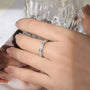Emmaline Channel Set Band, view 4