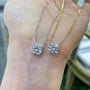 Matilda Solitaire Necklace, view 2