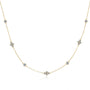 Monique Clover Station Necklace, view 2