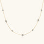 Monique Clover Station Necklace, view 4