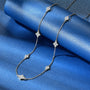 Monique Clover Station Necklace, view 5