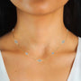 Monique Clover Station Necklace, view 7