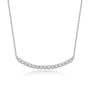 Pave Bar Set by Prism & Pearl, platinum view 1