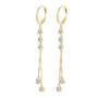 Stevie Chain Drop Earrings, view 5