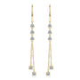 Stevie Chain Drop Earrings, view 7