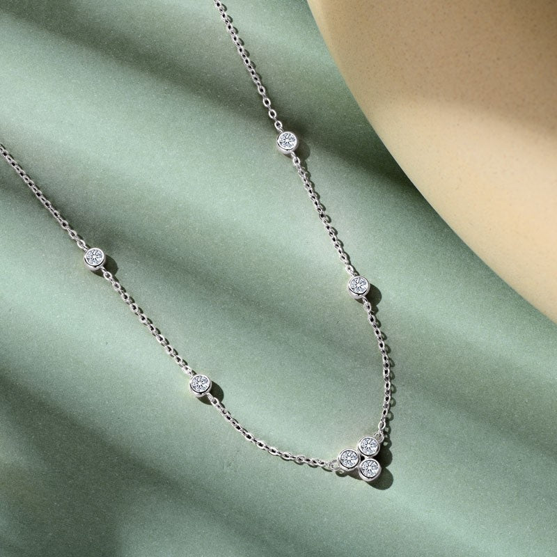 Suzanne Trio Station Necklace, view 4