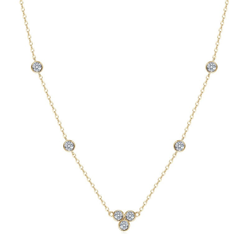 Suzanne Trio Station Necklace, view 5